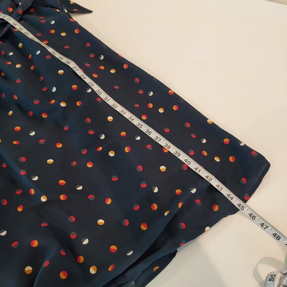 Modcloth Fits of Bliss Polka-dot Short Flutter Sleeves Midi Dress Size Large - Picture 4 of 10